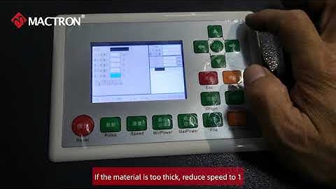 Mactron Lesson 16 How to Solve the Problem of Laser Cutting Failure?