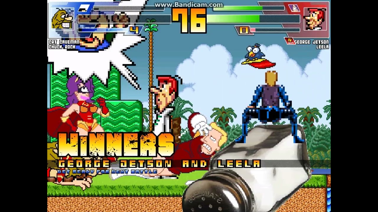 MUGEN battle #7934: Past vs Future