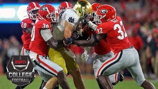 #7 Notre Dame vs. #3 Georgia | 2019 College Football Highlights