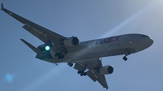*RARE* FedEx Express McDonnell Douglas MD-11 [N587FE] Landing at San Diego International Airport