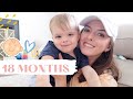 18 MONTH TODDLER UPDATE | schedule, eating, talking, milestones, all the things! | KAYLA BUELL
