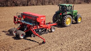 Seeding Alfalfa and Ryegrass on Day 3