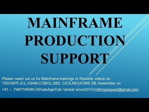 Mainframe Production Support