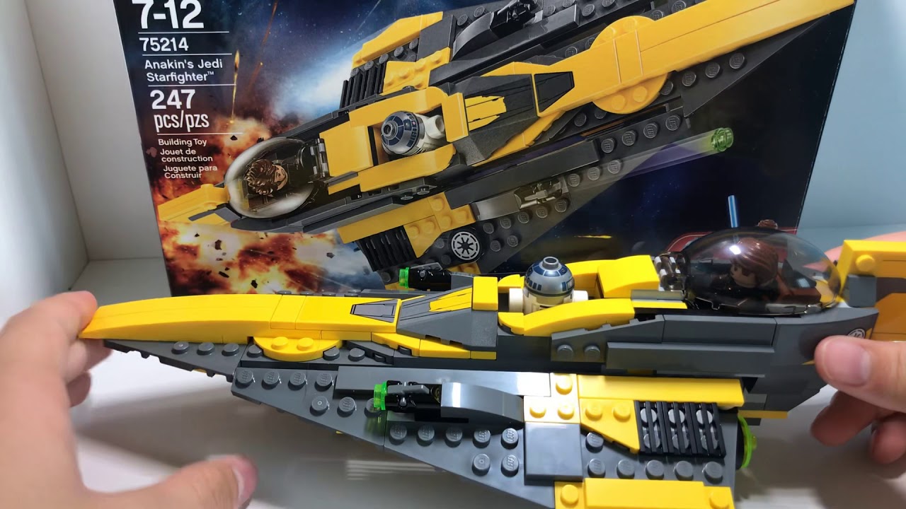 LEGO anakins Jedi starfighter review!! - YouTube