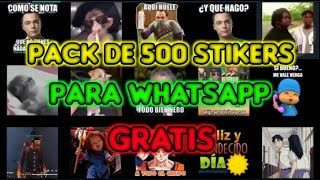 TE REGALO UN PACK DE 500 STIKERS  PARA WHATSAPP GRATIS screenshot 3