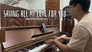 Saving All My Love For You  Piano Cover By Icon Dales Velez whitneyhouston
