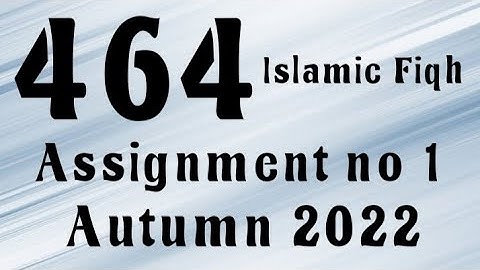 AIOU Code 464 Solved Assignment No.1 Autumn 2022 #aiou #aiousolveassignments