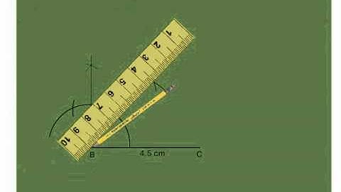 Construction of triangle with two angles and length with included side
