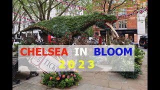 🇬🇧 CHELSEA IN BLOOM 2023 “Flowers on Film” 🎥 Floral Displays.London walks 2023 #london