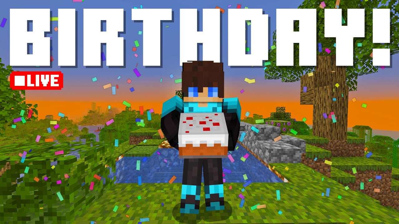 MINECRAFT HARDCORE BIRTHDAY STREAM! 🔴