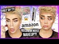 FULL FACE OF AMAZON RECOMMENDED MAKEUP!? Y&#39;all...OMG! | Thomas Halbert