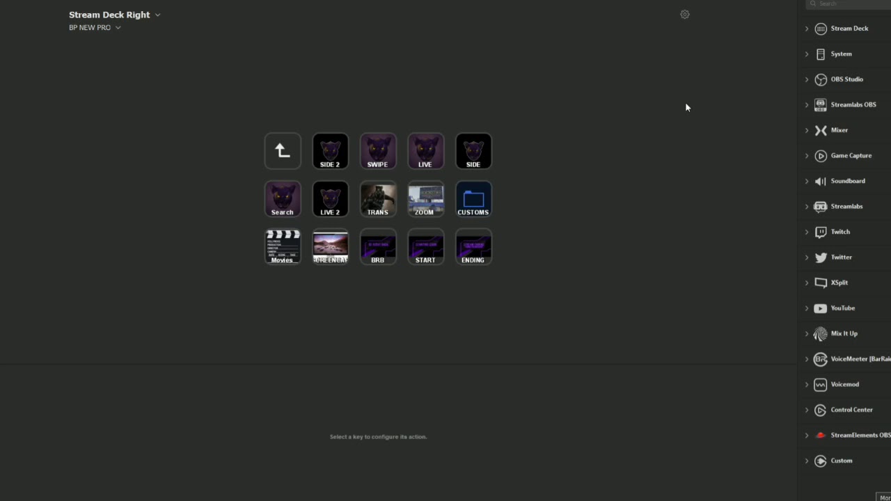 Adding a multi action folder using the streamdeck. - YouTube