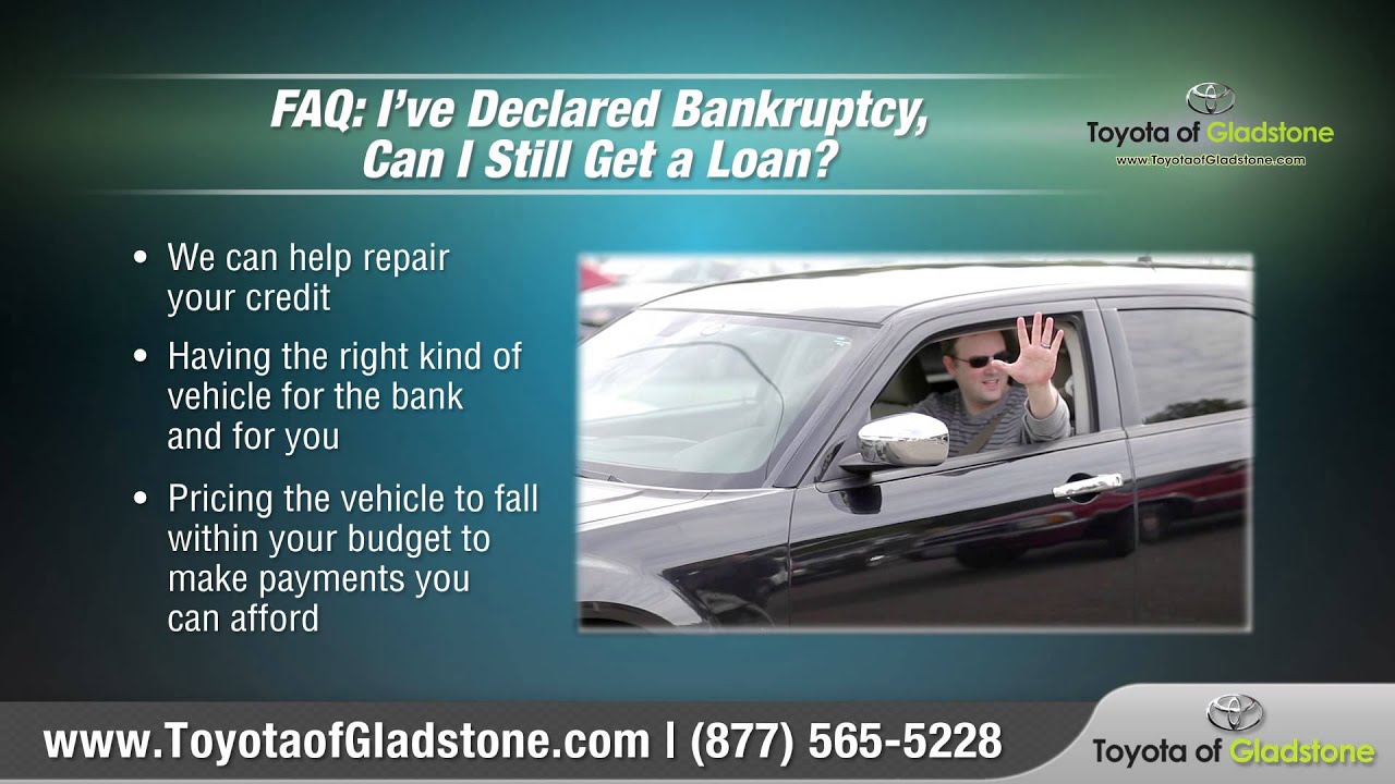 If I have filed bankruptcy can I still get a car loan? - YouTube