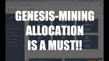 GENESIS MINING - Purchasing hashpower Mining Allocation