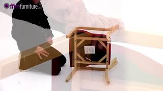 Devonshire Wooden Frame Stacking Chairs - Assembly Guide