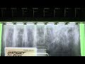 Trick Flow® TFX™ TFS-89036 36lb/hr injectors spray pattern test at Toronto Injectors