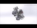 Hydraulic Rotary Piston Motor - SolidWorks Motion