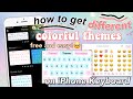Get Colored Themes on iPhone Keyboard (iOS)