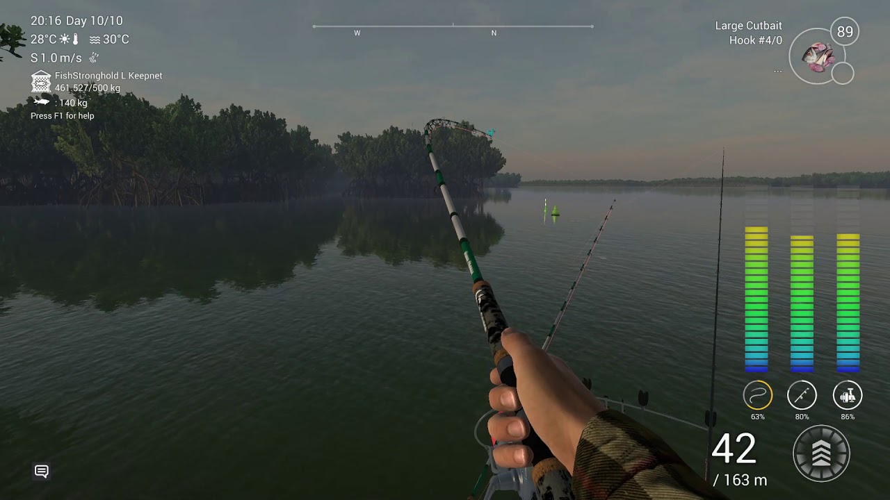 Fishing Planet   Mississippi   Blue Crab   Unique Striped Bass and Unique Red Drum