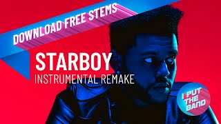The Weeknd - Starboy - Cover - 🎤 Instrumental Remake - Download Stems and Stereo Mix