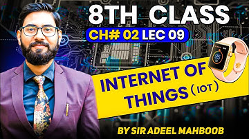 Internet of things IoT | 8th computer chapter 2