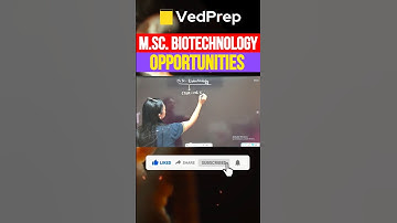 🎓📚 Opportunities after M.Sc. Biotechnology @VedPrepBiologyAcademy #mscbiotechnology #msc #jobsearch