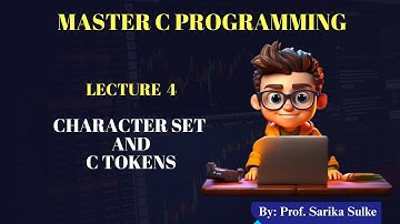 04  Character set and Tokens in C programming | C Programming Tutorials For Beginners