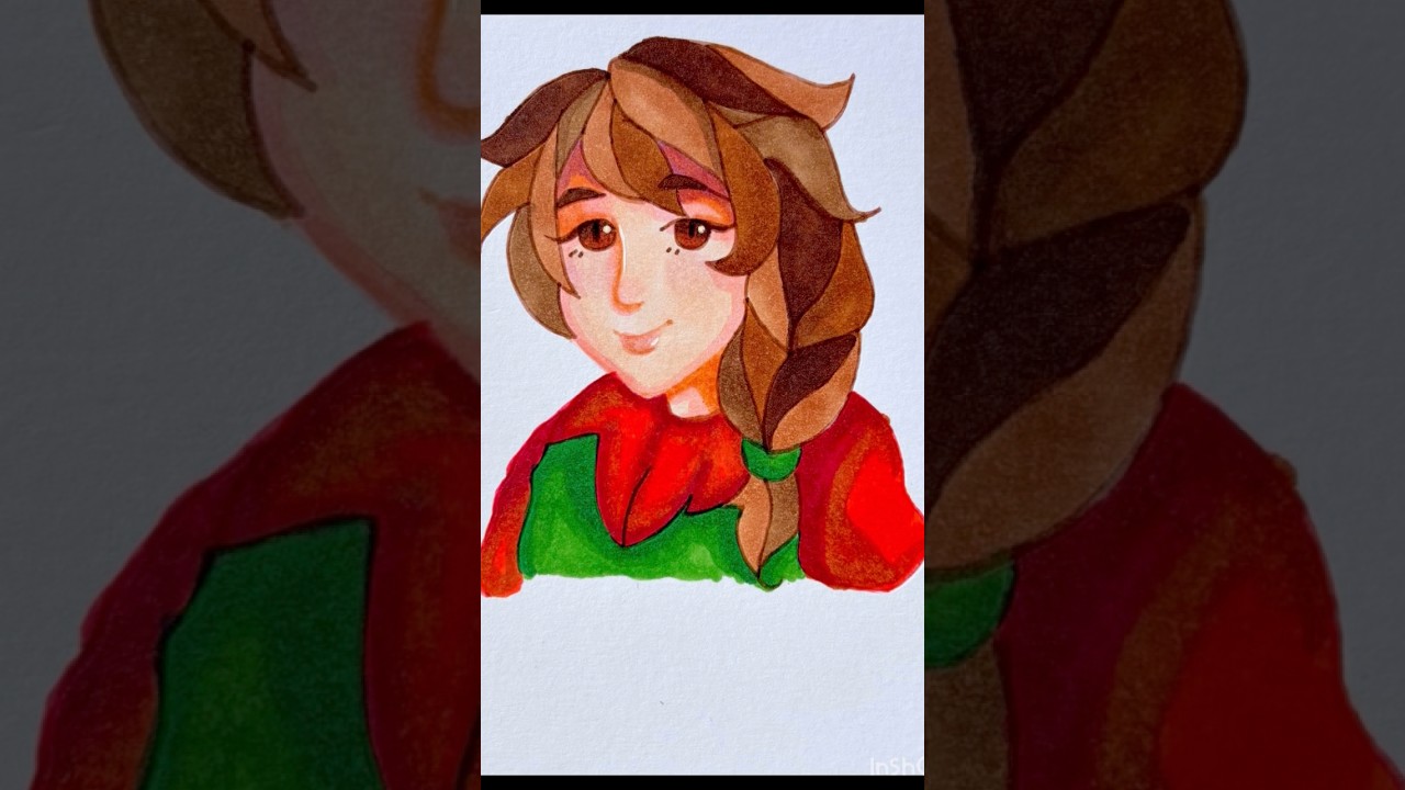 Drawing Marnie from Stardew Valley #stardew #stardewvalley #stardewvalleyfanart #fyp #viral#fanart