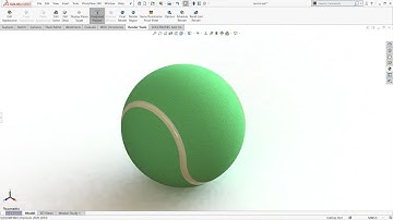 How to Design Tennis ball in Solidworks #Tennis ball #solidworks #Engineering #Solidworksprojects