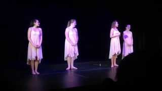 Gillian Garvey School of Dance June 2014 - Abbie; Ellie; Rachel and Caroline
