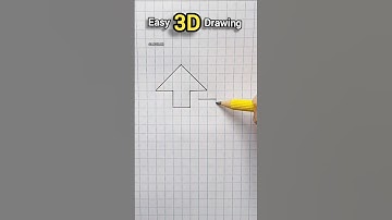 Drawing | Quick 3D Shape Drawing Ideas #shorts #drawing #art