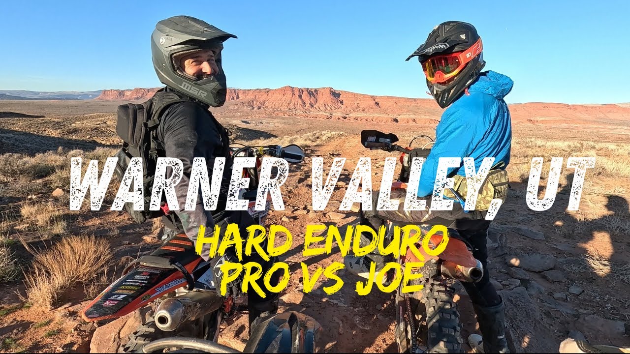 Hard Enduro: Pro vs Joe at Warner Valley, UT