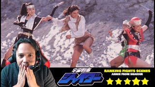 Ranking All Of Annies Fight Scenes From Shaider - Part 3 戦闘ランキング 宇宙刑事シャイダー アニーの戦闘シーン　パート3