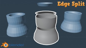 Blender: Modifiers - Edge Split