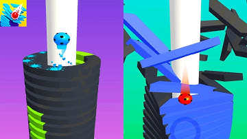 Stack Ball - Crash Platforms Gameplay Walkthrough All Levels iOS, Android Big Update Part-9 SG