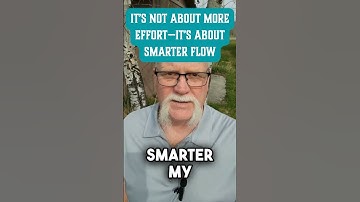 Work smarter not harder