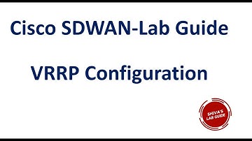 VRRP configureren in Cisco SDWAN (Viptela) met behulp van een apparaatsjabloon