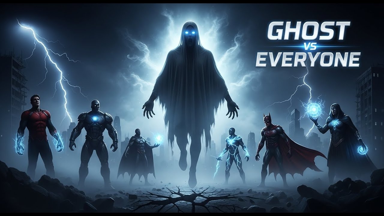 Ghost vs Everyone – Superheroes Face the Invisible Enemy