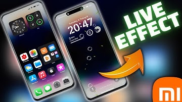 iPhone Theme With Live Effect On Lock Screen For Xiaomi | MTZ Only