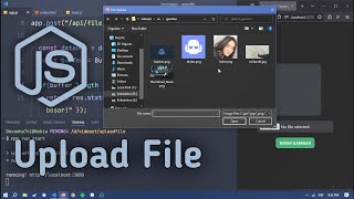 Upload File Dengan Express JS Tanpa Library Tambahan | Vanilla Javascript Tutorial