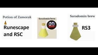 [Runescape][Zammy pot] VS [OSRS][Saradomin Brew] VS [RS3][Saradomin Brew].