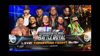 WWE SummerSlam 2023 Official match card