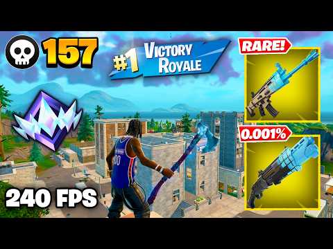 157 Elimination "RANKED RELOAD" Gameplay Wins (Fortnite Chapter 7 Keyboard & Mouse)
