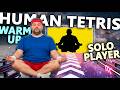 Human Tetris | Immersive Interactive Warm Up | –200 kcal | Single Player 4K | Episode #18