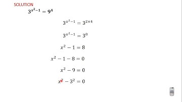 16 Exponential equations reduced to quadratic equations