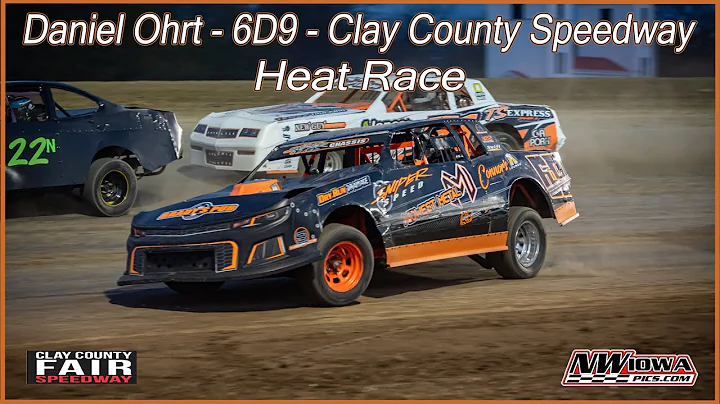 Daniel Ohrt - 6D9 - Stock Car Heat - Clay County Speedway - 5 - 9 - 22