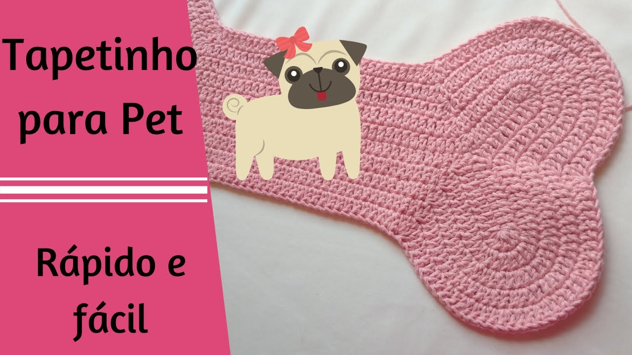 TAPETE DE CROCHE PARA PET: Como fazer um tapete para seu pet.| TOP CROCHE COM MARILDA