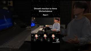 Dimash Qudaibergen (Reaction to Anna) 🥰#dimash #reaction #singer #AveMaria Resimi