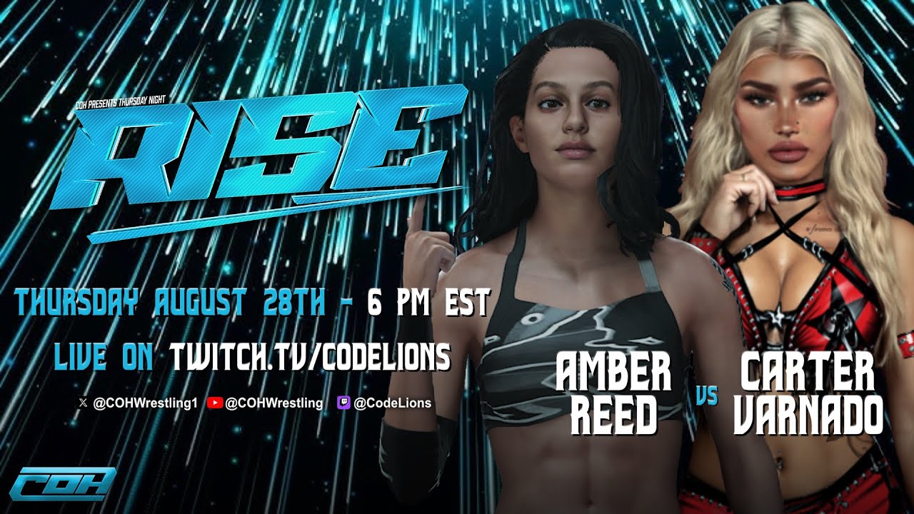 WWE 2K25: Carter Varnado vs Amber Reed - COH RISE | Episode 430