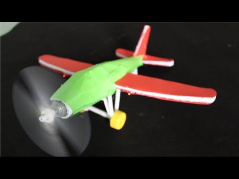How To Make An Electric Airplane | Paper Airplane